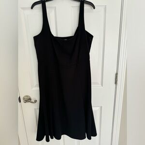 Calvin Klein sleeveless empire waist black dress, 14